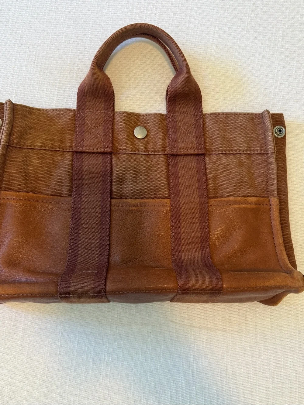 Hermes Toile H & Clemence Fourre-tout pm